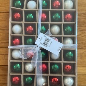 35 Christmas Colored Ball Ornaments